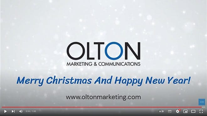 Merry Christmas and Happy New Year From Olton Marketing & Communications Team